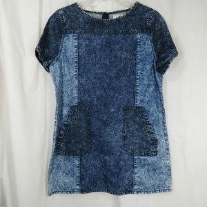 Bellfield Denim Short Mini Shift Dress VGUC